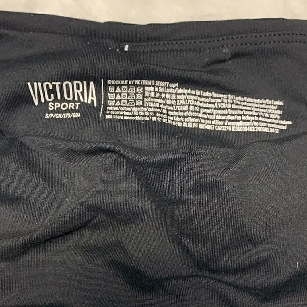 Victoria secret black workout pants size small